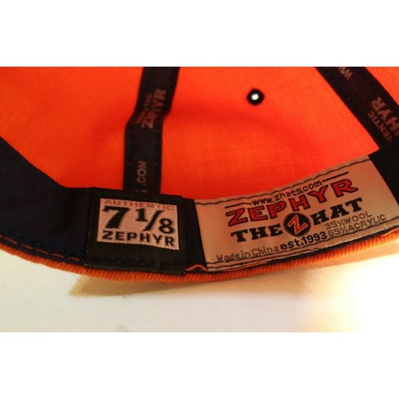 Florida Gators Orange Fitted 7 1/8 Zephyr Ball Cap - Picture 6 of 8